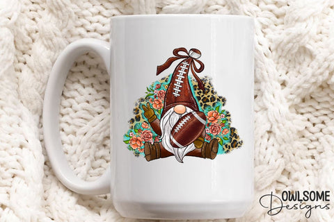 Gnome Football PNG Sublimation Sublimation Owlsome.Designs 