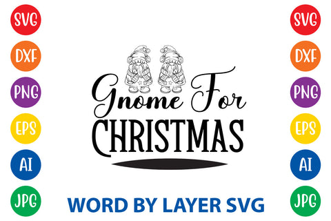 Gnome For Christmas, Gnome SVG Cut File SVG Rafiqul20606 