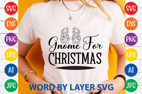 Gnome For Christmas, Gnome SVG Cut File SVG Rafiqul20606 