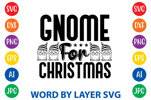 Gnome For Christmas, Gnome SVG Design SVG Rafiqul20606 