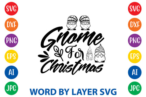 Gnome For Christmas, Gnome SVG Design SVG Rafiqul20606 