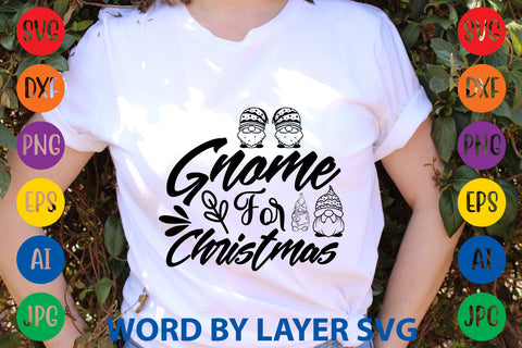 Gnome For Christmas, Gnome SVG Design SVG Rafiqul20606 