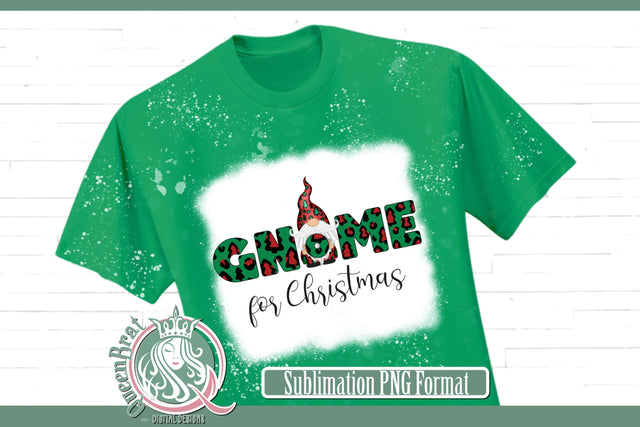 Gnome For Christmas Sublimation Sublimation QueenBrat Digital Designs 