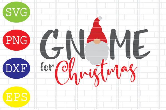 Gnome for Christmas Svg, Merry Christmas Svg, Santa Svg, Christmas Holiday Svg, Png, Eps, Dxf Files SVG DigitalSvgFiles 
