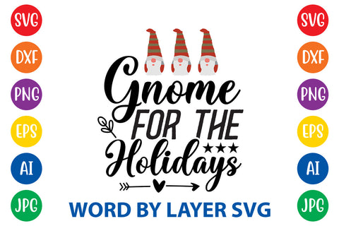 Gnome For The Holidays, Gnome SVG Cut File SVG Rafiqul20606 