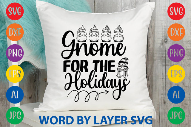 Gnome For The Holidays, Gnome SVG Design SVG Rafiqul20606 