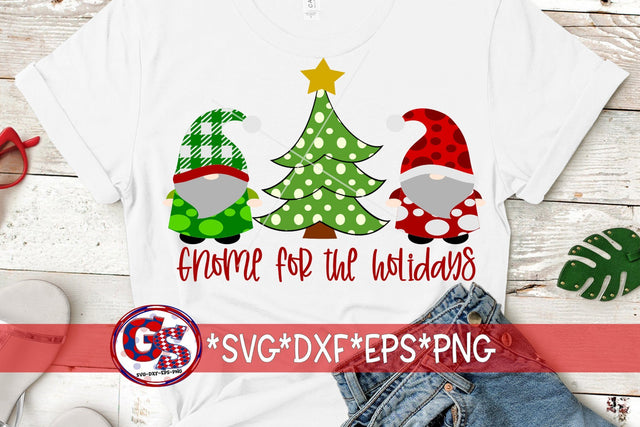 Gnome For The Holidays SVG DXF EPS PNG-Christmas SVG SVG Greedy Stitches 