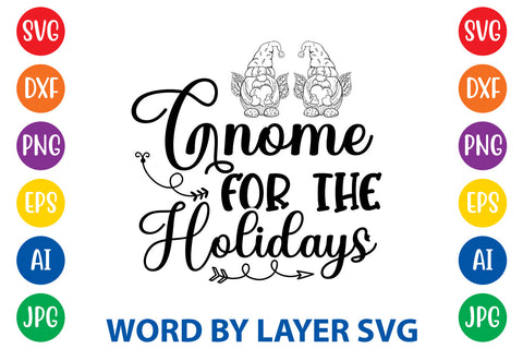 Gnome For The Holidays SVG Rafiqul20606 