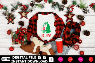 Gnome For The Holidays SVG Shahin alam 