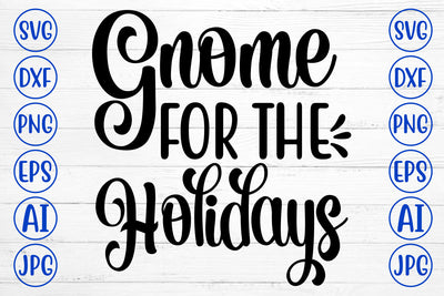 Gnome For The Holidays SVG SVG Syaman 