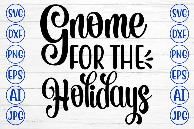 Gnome For The Holidays SVG SVG Syaman 