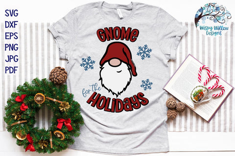 Gnome For The Holidays SVG SVG Wispy Willow Designs 