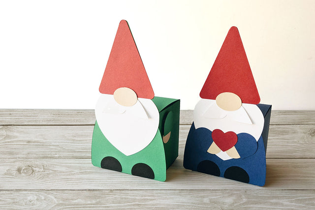 Gnome Gift Box SVG 3D Paper Risa Rocks It 