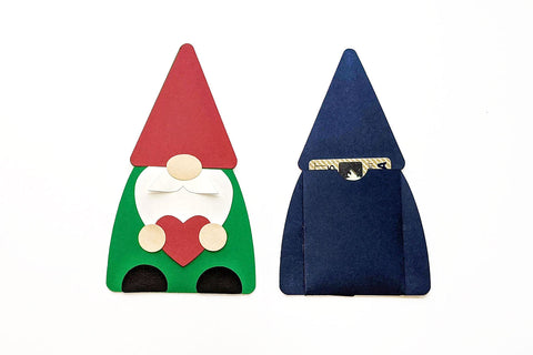 Gnome Gift Card Holder SVG Duo 3D Paper Risa Rocks It 