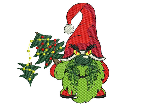 Gnome Grinch Embroidery Designs, Christmas Decor Embroidery/Applique DESIGNS NextEmbroidery 