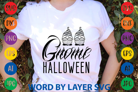 Gnome Halloween, Gnome SVG Design SVG Rafiqul20606 