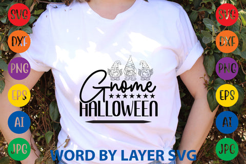 Gnome Halloween, Gnome SVG Design SVG Rafiqul20606 