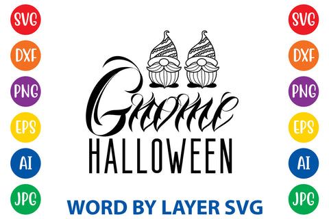 Gnome Halloween, Gnome SVG Design SVG Rafiqul20606 