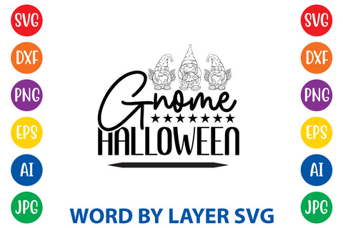 Gnome Halloween, Gnome SVG Design SVG Rafiqul20606 