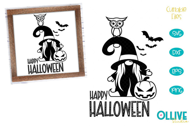 Gnome Happy Halloween SVG SVG Ollive Studio 
