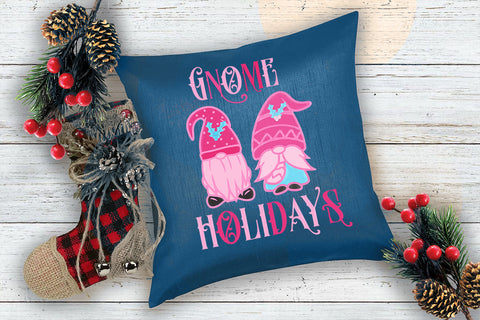 Gnome Holidays Sublimation I Pink Christmas Sublimation Sublimation Happy Printables Club 