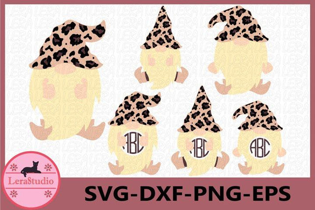 Gnome Leopard Svg SVG Lerastudio 