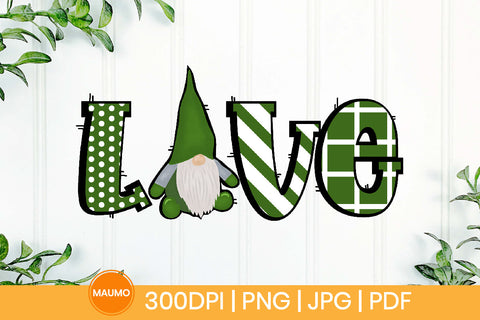 gnome love sublimation Sublimation Maumo Designs 