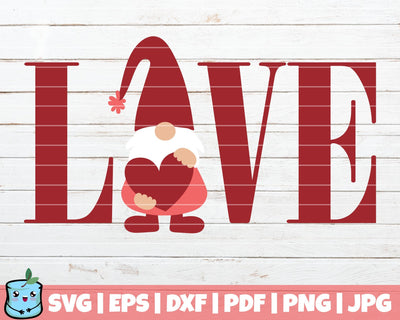 Gnome Love SVG MintyMarshmallows 