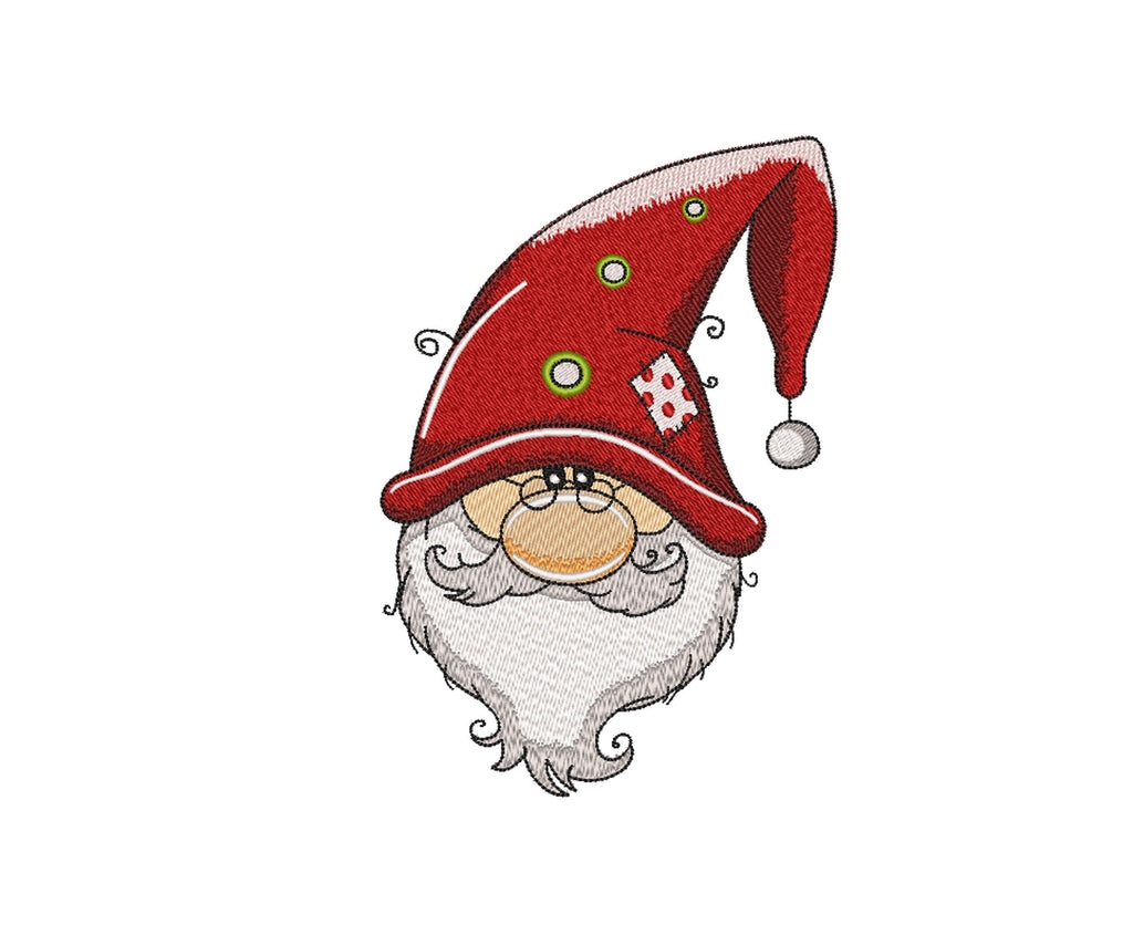 Gnome Machine Embroidery Design - So Fontsy