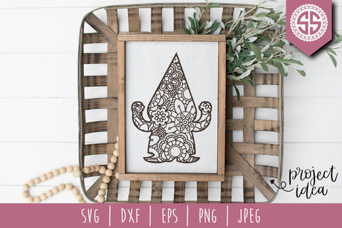 Gnome Mandala Zentangle Mini Bundle Set of 28 - SVG SVG SavoringSurprises 