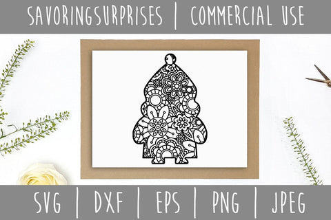 Gnome Mandala Zentangle SVG SavoringSurprises 