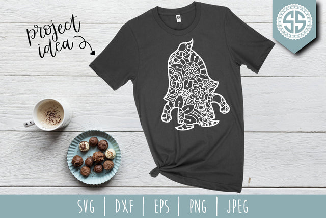 Gnome Mandala Zentangle SVG SavoringSurprises 