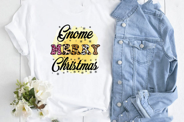 Gnome Merry Christmas Sublimation SVGArt 