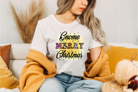 Gnome Merry Christmas Sublimation SVGArt 