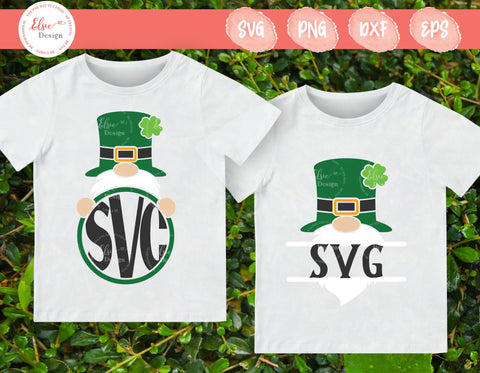 Gnome Monogram Set - SVG, PNG, DXF, EPS SVG Elsie Loves Design 
