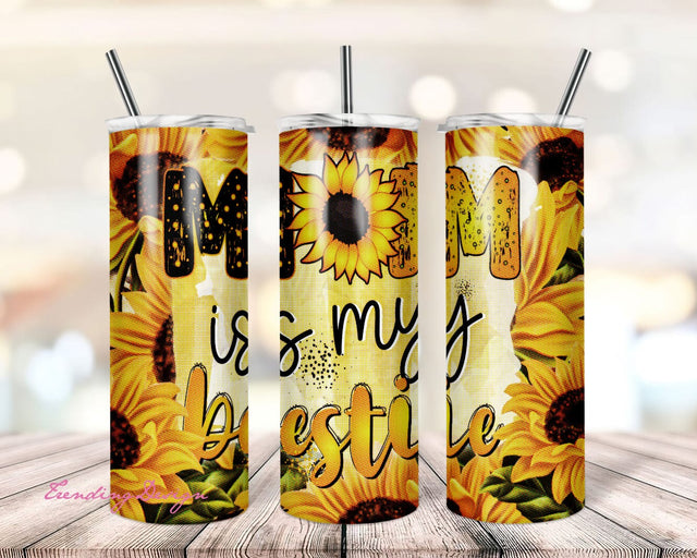 Gnome Mother's Day 20oz Skinny Tumbler Sublimation Design, Tumbler PNG Digital Download, Tumbler Full Wrap Waterslide Template Sublimation TrendingDesign 