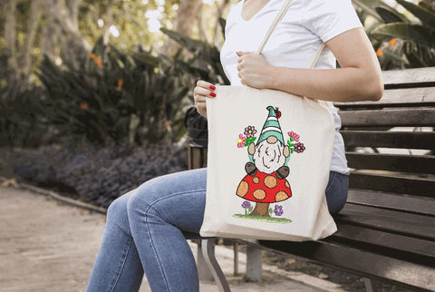 Gnome on Mashroom Embroidery Design Embroidery/Applique DESIGNS Angie 