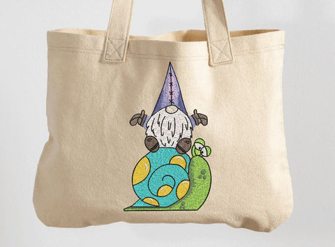 Gnome on Snail Embroidery Design Embroidery/Applique DESIGNS Angie 