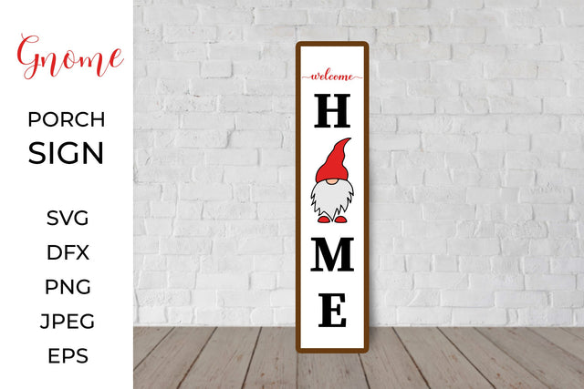 Gnome Porch Sign SVG. Welcome home. Christmas Front Sign. SVG LaBelezoka 