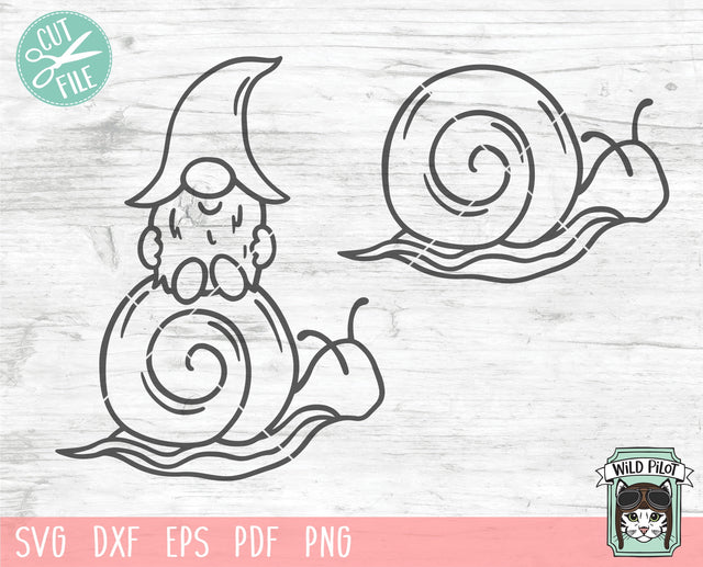 Gnome Snail SVG File, Gnome SVG File, Snail SVG File, Gnome Cut File, Snail Cut File, Gnome Clipart, Snail Clipart, Gnome Vector, Gnome png SVG Wild Pilot 