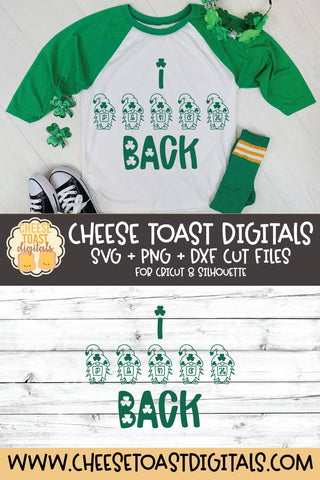 Gnome St Patrick's Day SVG | I Pinch Back SVG Cheese Toast Digitals 