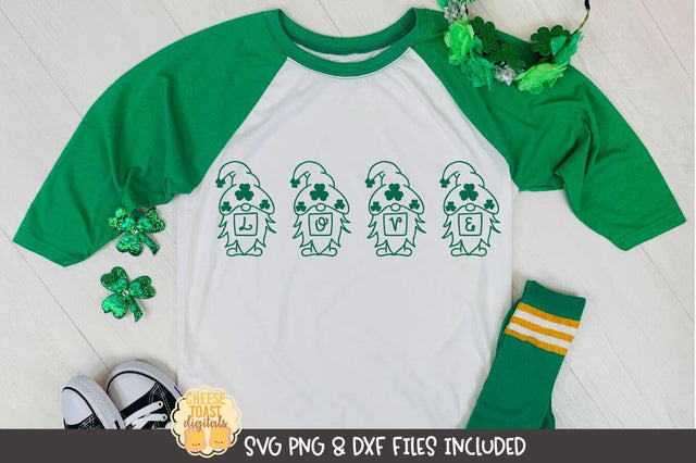 Gnome St Patrick's Day SVG | Love SVG Cheese Toast Digitals 