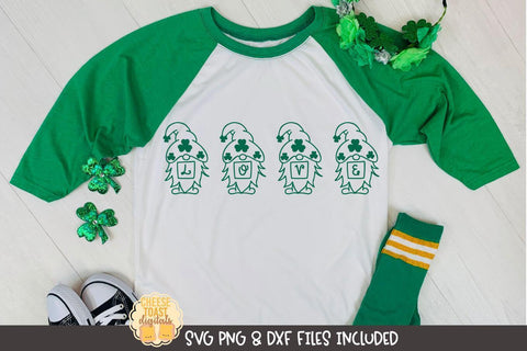 Gnome St Patrick's Day SVG | Love SVG Cheese Toast Digitals 