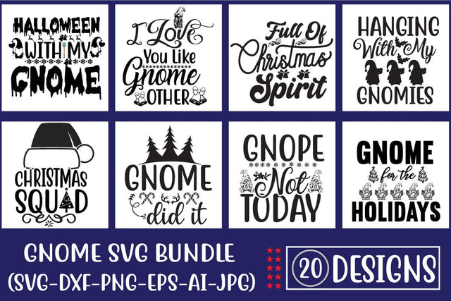 Gnome SVG Bundle, Gnome SVG Bundle Quotes, Gnome Vector Bundle, Gnomie SVG Bundle, 20 Gnome SVG Design, Christmas Gnome SVG Bundle, Gnome Halloween SVG Bundle, Valentines Gnome Svg, Valentines Svg, SVG Blessedprint 