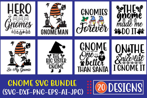 Gnome SVG Bundle, Gnome SVG Bundle Quotes, Gnome Vector Bundle, Gnomie SVG Bundle, 20 Gnome SVG Design, Christmas Gnome SVG Bundle, Gnome Halloween SVG Bundle, Valentines Gnome Svg, Valentines Svg, SVG Blessedprint 