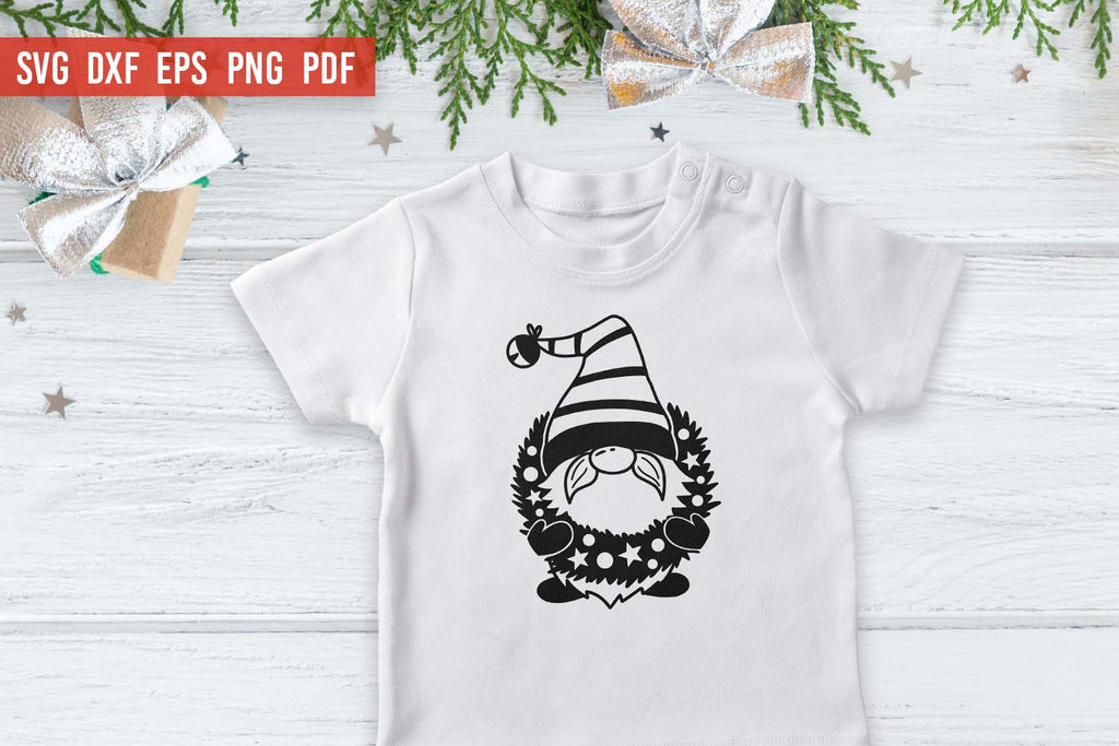 Gnome SVG | Christmas Gnome SVG File - So Fontsy