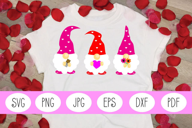Gnome SVG | Gnome | Valentines Day SVG | Valentines Day SVG Angel Lynne Designs 