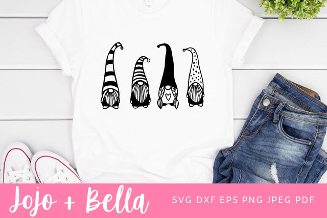 Gnome SVG, Valentines Gnome Svg, Valentines Svg, Gnome Svg, Four Gnomes svg, Valentines Day SVG Gnome, Gnome, Svg files for Cricut SVG Jojo&Bella 