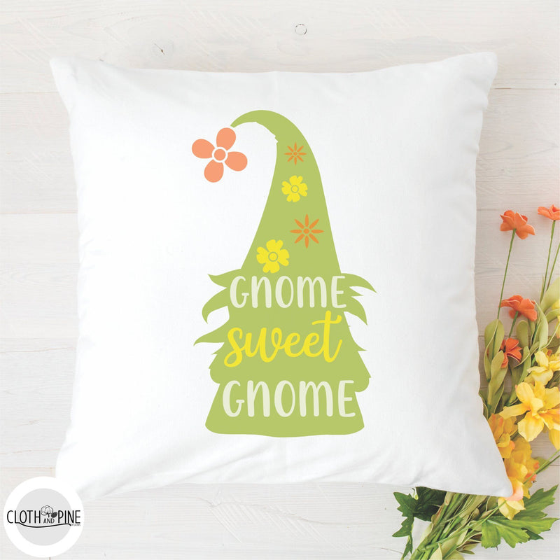 Gnome Sweet Gnome - 2 Designs - Layered and Knockout SVG Cloth and Pine Designs 