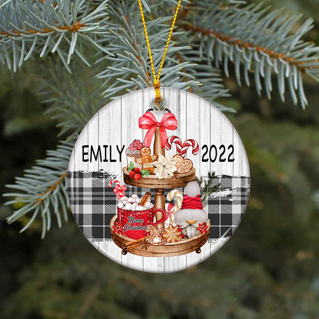 Gnome Tiered Round Ornament, Ornament Designs, Christmas Sublimation, Christmas png, Gnome Ornaments, Christmas png, Sublimation Designs Sublimation CaldwellArt 